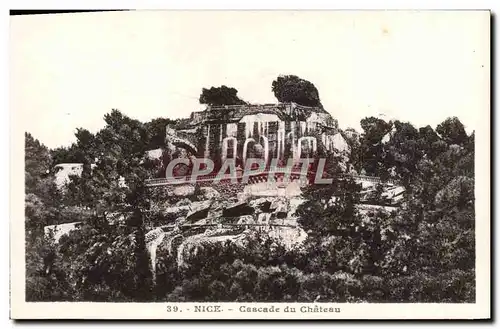 Cartes postales Nice Cascade du Chateau