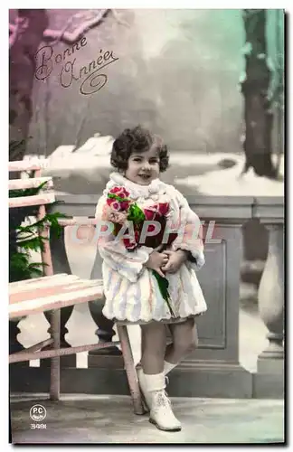 Cartes postales Fantaisie Enfant Bonne Annee