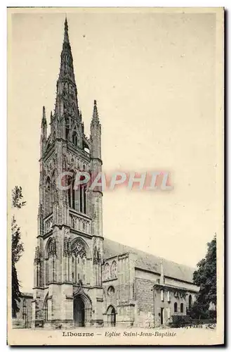 Cartes postales Libourne Eglise Saint Jean Baptisle