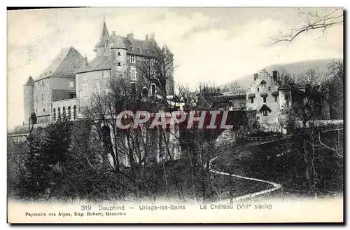 Cartes postales Dauphine Uriage les Bains Le Chateau