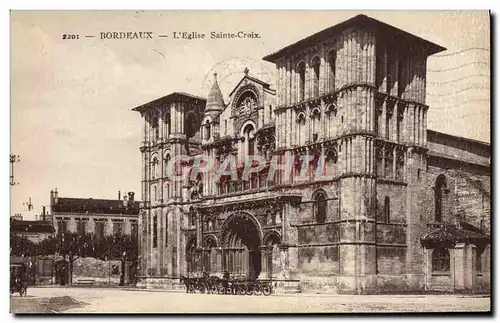 Cartes postales Bordeaux L'Eglise Sainte Croix