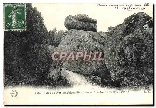 Cartes postales Foret de Fontainebleau Barbizon Brioche de Brillat Savarin