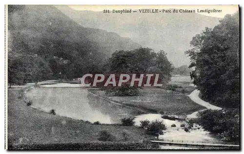 Cartes postales Le Dauphine Vizille Parc du Chateau Lesdiguieres