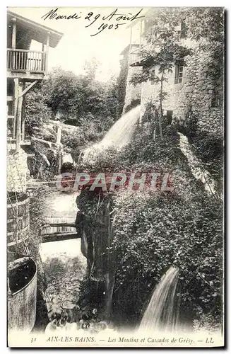 Cartes postales Aix Les Bains Les Moulins et Cascades de Gresy