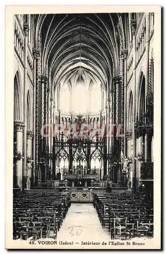 Cartes postales Voiron Interieur De I&#39Eglise St Bruno