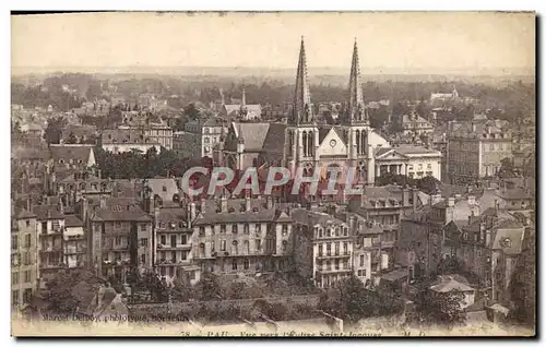 Cartes postales Pau Vue vers l'eglise Sainte Catherine