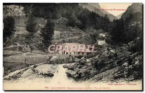 Cartes postales Cauterets Etablissement du Pre Val de Gerret