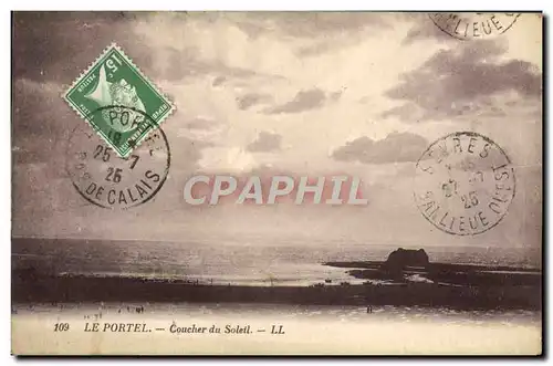 Cartes postales le Portel Coucher Du Soleil
