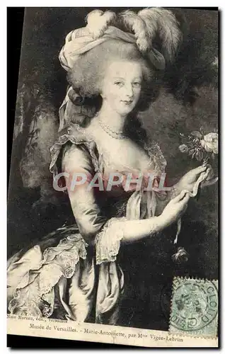 Cartes postales Musee De Versailles Marie Antoinette Vigee lebrun