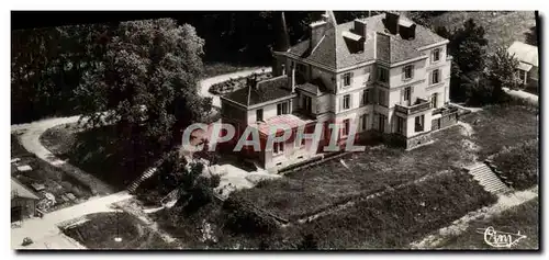 Moderne Karte Jouy sur Morin Vue aerienne du chateau de Chauffour