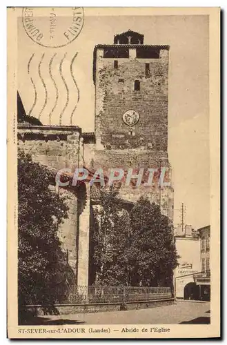 Cartes postales St Sever Su L'Adour Abside De I'Eglise