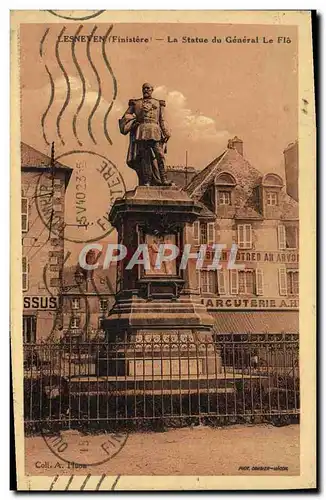 Cartes postales Lesneven La Statue Du General Le Flo