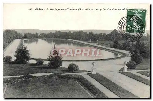 Cartes postales Chateau De Rochefort En Yuelines Vue Prise Des Promenades