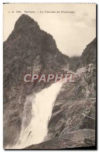 Ansichtskarte AK Martigny La Cascade De Pissevache