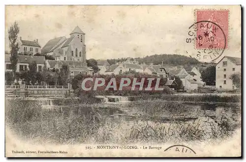 Cartes postales Montigny Sur Loing Le Barrage