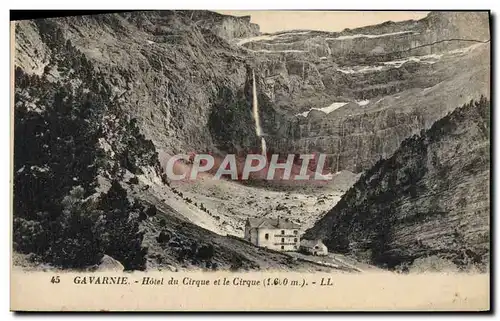 Cartes postales Gavarnie Hotel Du Cirque