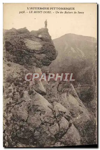 Cartes postales Massif Des Mont Dore Un Des Rochers Du Sancy