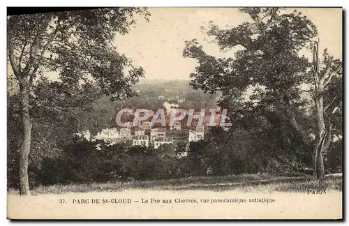 Cartes postales Parc De St Cloud Le Pre Aux Chevres