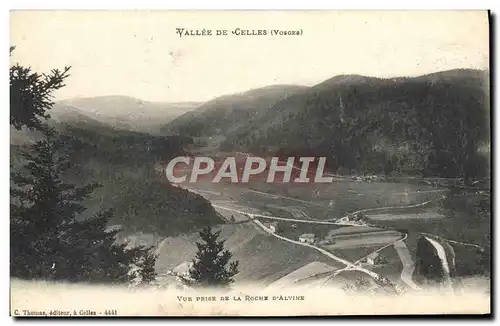 Cartes postales Vallee De Celles Vue prise de la roche d&#39Alvine