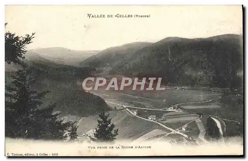 Cartes postales Vallee De Celles Vue prise de la roche d'Alvine