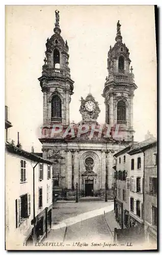 Cartes postales Luneville L&#39Eglise Saitn Jacques