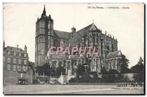 Cartes postales Le Mans Cathedrale Abside