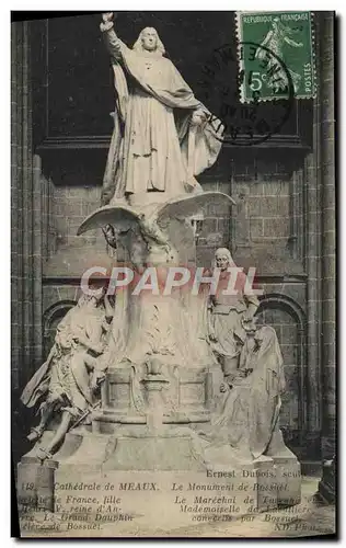 Ansichtskarte AK Cathedrale De Meaux Le Monument de Bossuet