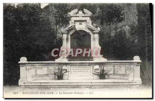 Ansichtskarte AK Boulogne Sur Mer Le Souvenir Francais