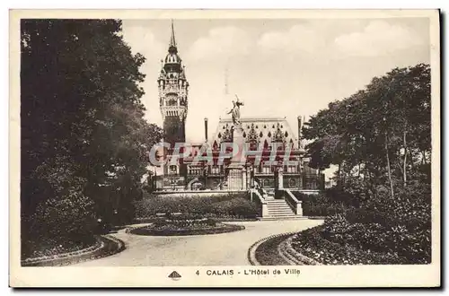 Cartes postales Calais L&#39Hotel De Ville