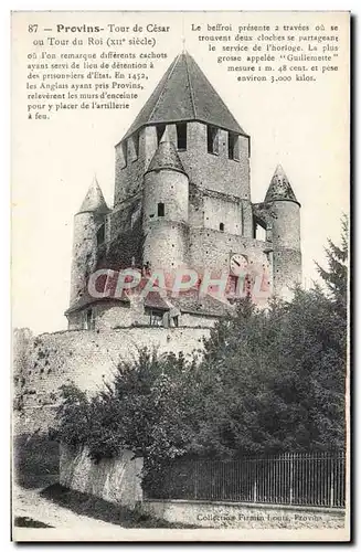 Cartes postales Provins Tour De Cesar ou tour du roi