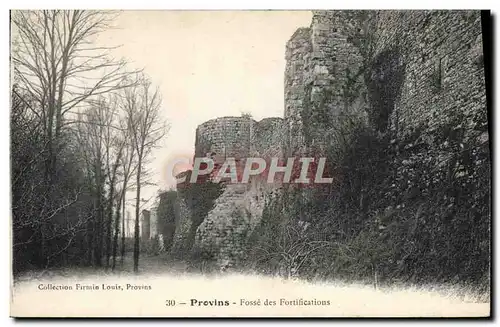 Cartes postales Provins Fosse Des Fortifications