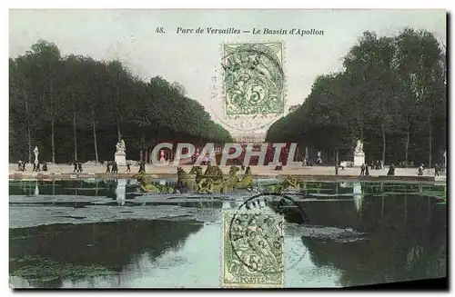 Cartes postales Parc De Versailles Le Bassin D&#39Apollon