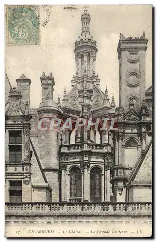 Cartes postales Chambord Le Chateau La Grande lanterne