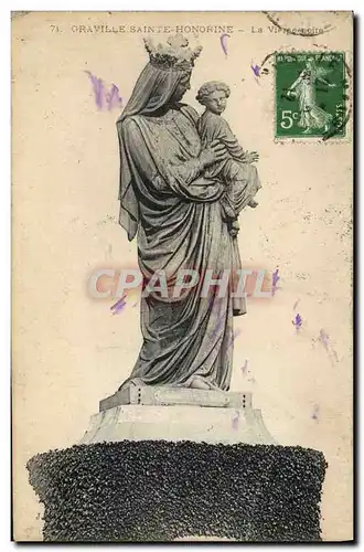 Cartes postales Graville Sainte Honorine La Vierge noire