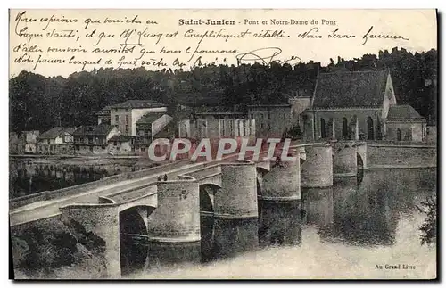 Cartes postales Saint Junien Pont Et Notre Dame Du Pont