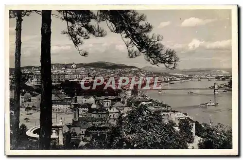 Cartes postales moderne Budapest Kilaas a Szt Gellert hegyrol