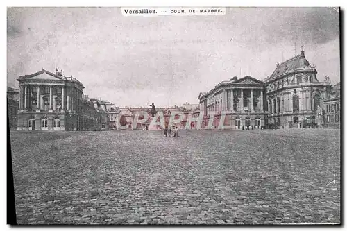 Ansichtskarte AK Versailles Cour De Marbre