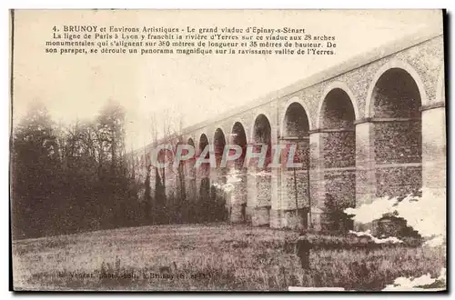 Ansichtskarte AK Brunoy Et Environs Artistiques Le Grand viaduc d&#39Epinay sous Senart