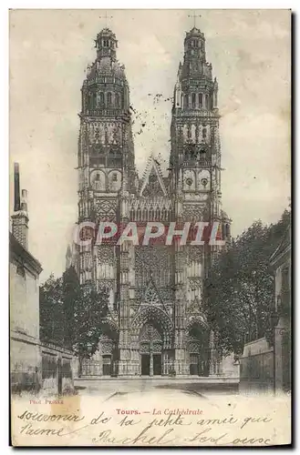 Cartes postales Tours La Cathedrale