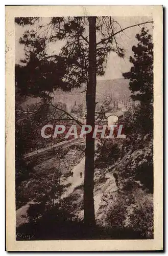 Cartes postales Trescol La Grand Combe Echappee pittoresque sur Trescol a travers les pins