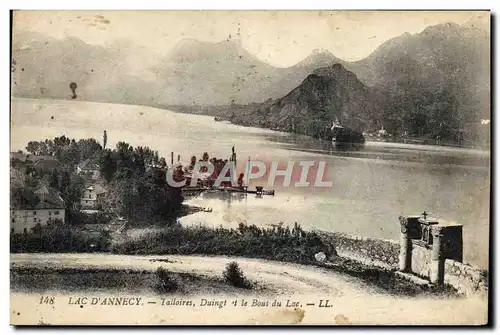 Ansichtskarte AK LAc Dannecy Talloires Duingt Et Le Bout Du Lac