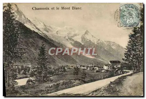 Cartes postales Chamonix Et Le Mont Blanc