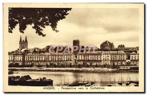 Cartes postales Angers Perspective Vers La Cathedrale