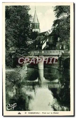 Cartes postales Haguenau Pont Sur La Moder