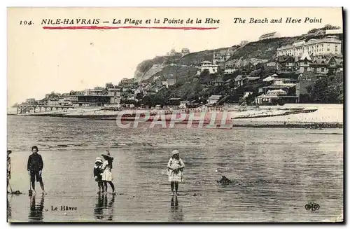 Ansichtskarte AK Nice Havrais La Plage Et La Pointe De La Heve Enfants