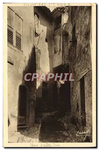 Cartes postales Moustiers Ste Marie Une vieille rue