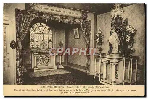 Cartes postales Les Buissonnets Chambre De St Therese de l'Enfant Jesus