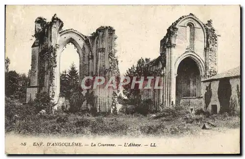Cartes postales Environs d'Angouleme La Couronne l'abbaye