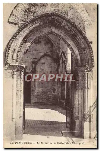Cartes postales Perigueux Le Portail De La Cathedrale