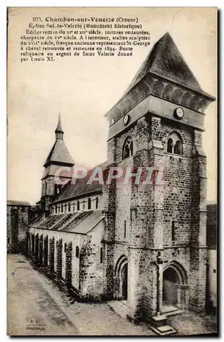 Cartes postales Chambon Sur Veueize Eglise Sainte Valerie